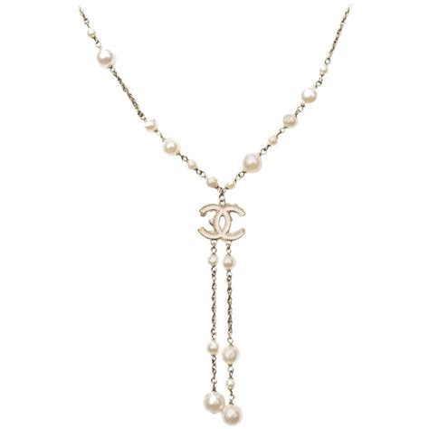 chanel lariat necklace|used Chanel jewelry for sale.